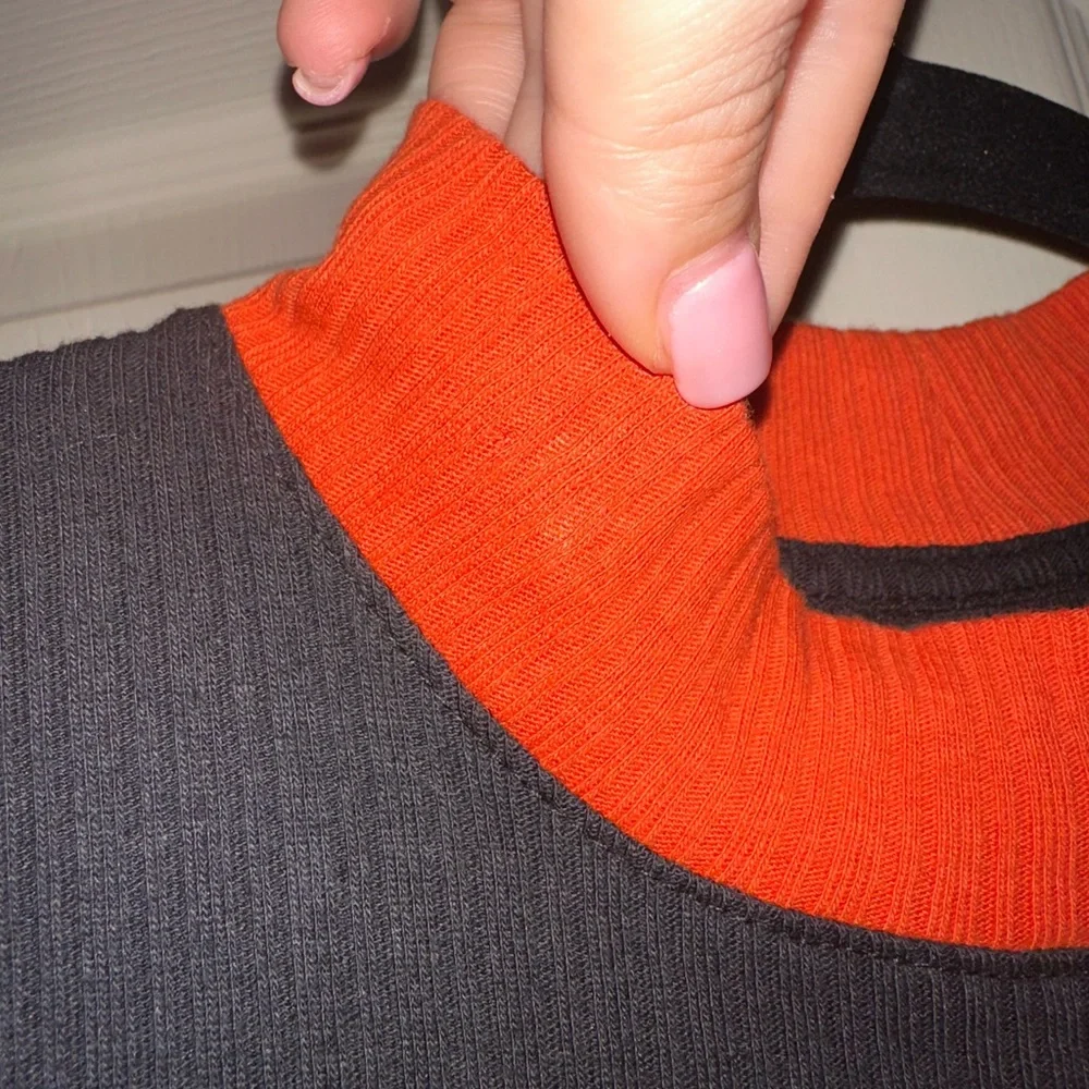 Harley-Davidson Womens Black and orange eagle graphic tank top NWT L biker punk - Picture 4 of 9